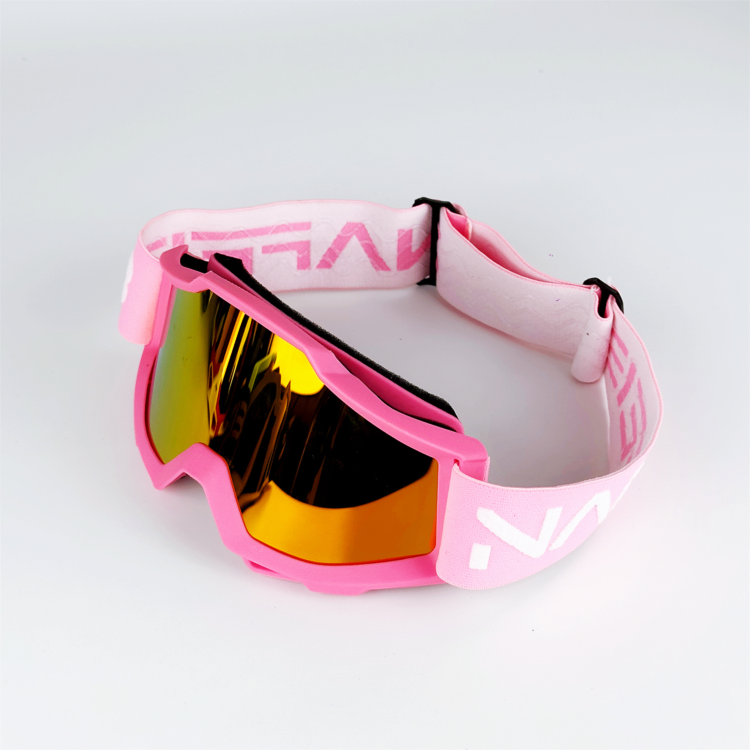 Gafas de Motocross con lentes HD, gafas para motocicleta, gafas de montar para mujer, gafas de sol para Moto MX MTB, accesorios para moto de cross: Castaño