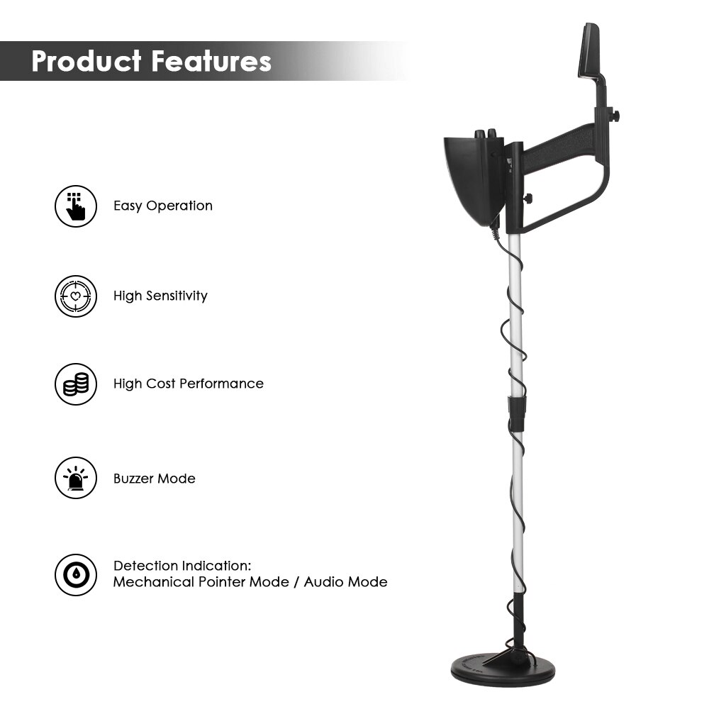 Underground Metal Detector MD4030 Metal Detector md 4030 Pinpointer Gold Digger Treasur Hunter Depth Metal Detector