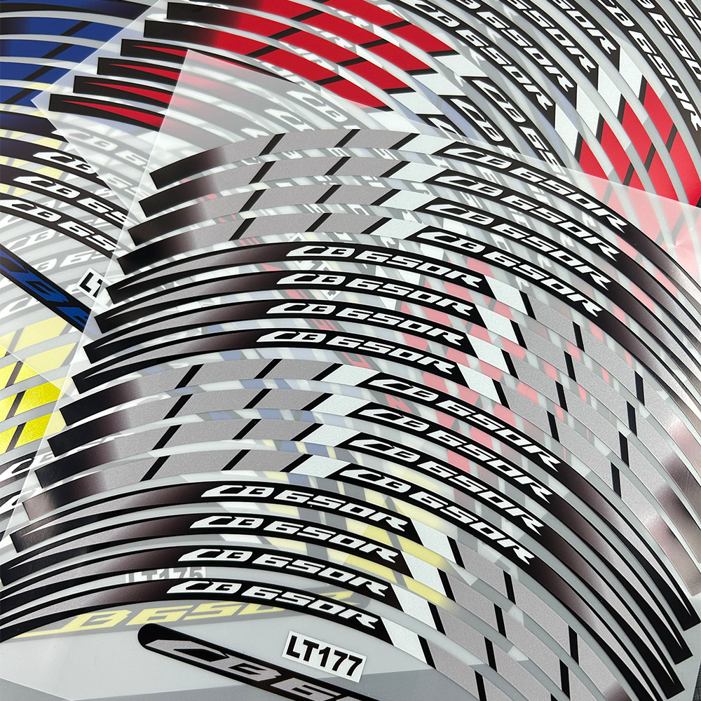 CB650R reflektierender Radaufkleber, Motorradzubehör, wasserdicht fällt nicht ab, spezielles Auto speziell cool CB 650r