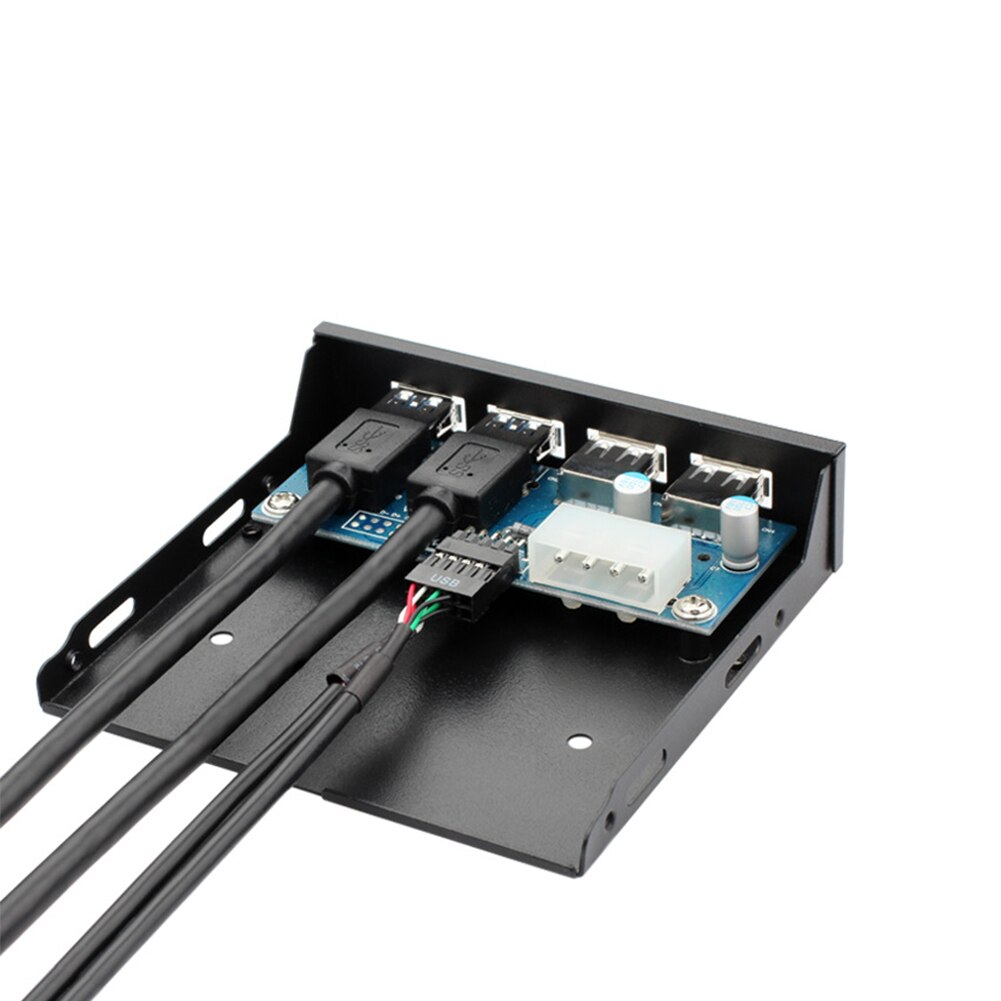 Computer Zubehör 4 Ports USB Front Panel Floppy Bay 60cm Kabel Desktop Stecker Spielen Schnelle Multifunktions Adapter Hub