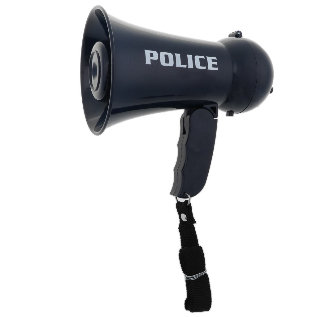 Children Police Officer Megaphone with Sound For Kids Pretend Play Game Toys