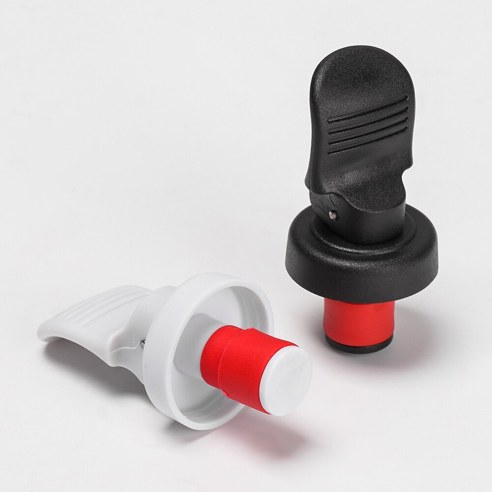 Tapón al vacío de plástico para botella de vino, tapón de corcho sellado, tapas para champán, sellador a presión, tapa de almacenamiento de retención fresca, 1 ud.