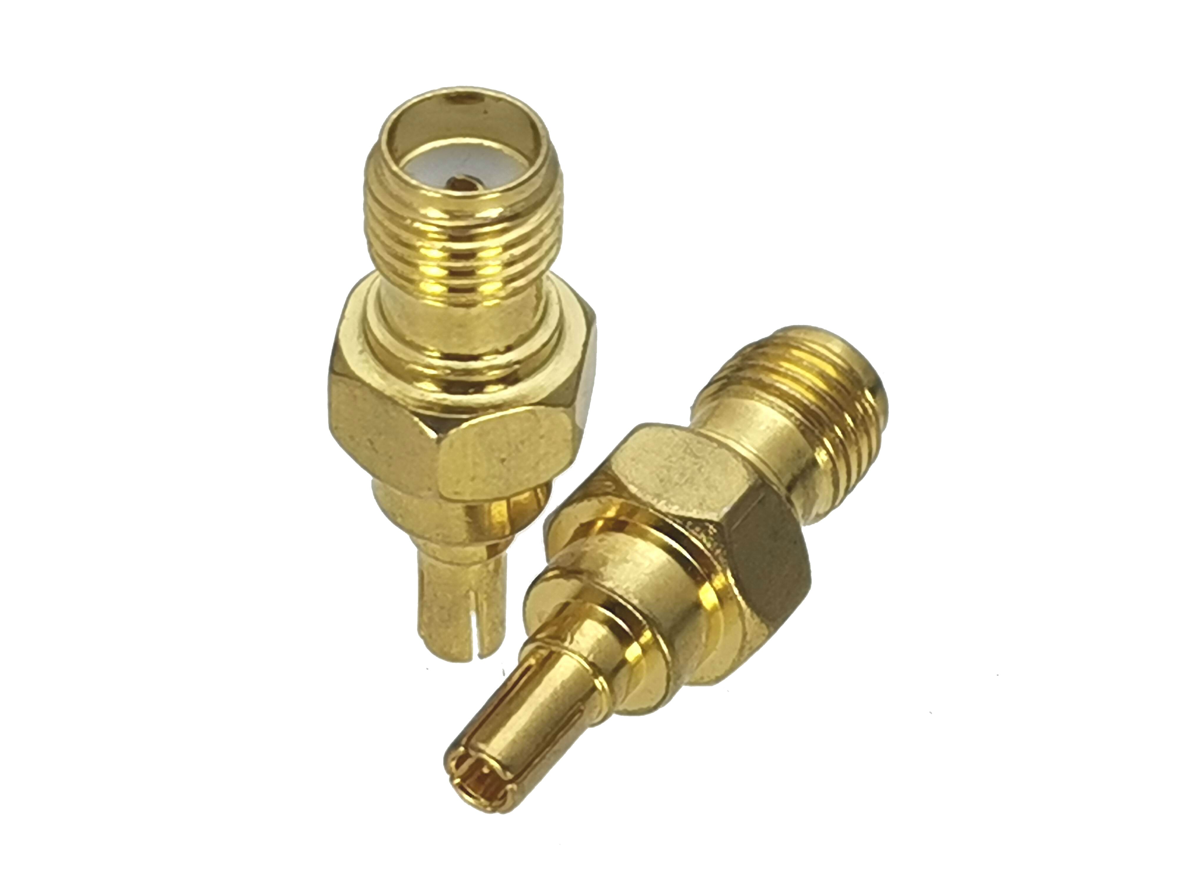 1Pcs SMA to SMB / MCX / MMCX / SMC / CRC9 / TS9 / SMA / IPX U.fl Male plug &amp; Female jack RF Coaxial Adapter connector Converter: Type 15-1pcs