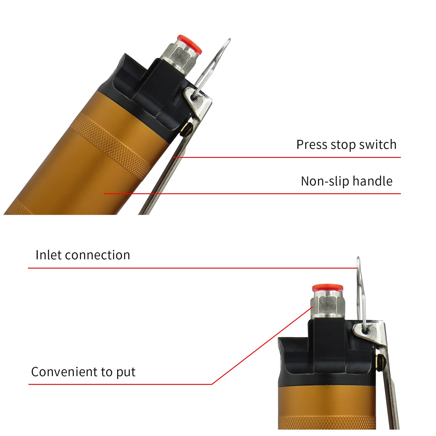 Pneumatic Air Crimping Pliers 2.0mm Iron Wire Shear Clamp Air Nipper HS20-S5 Blade 14 Gauge Air Shear Cutter Tools Power Pliers
