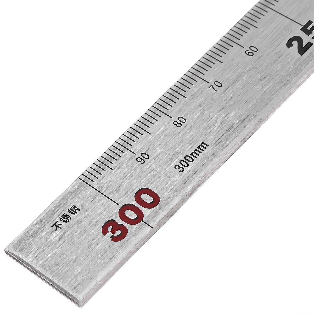 Double-sided Scale Right Angle Ruler Stainless Steel 150 x 300mm 90 Degree Angle Metric Rulers Measuring Tools
