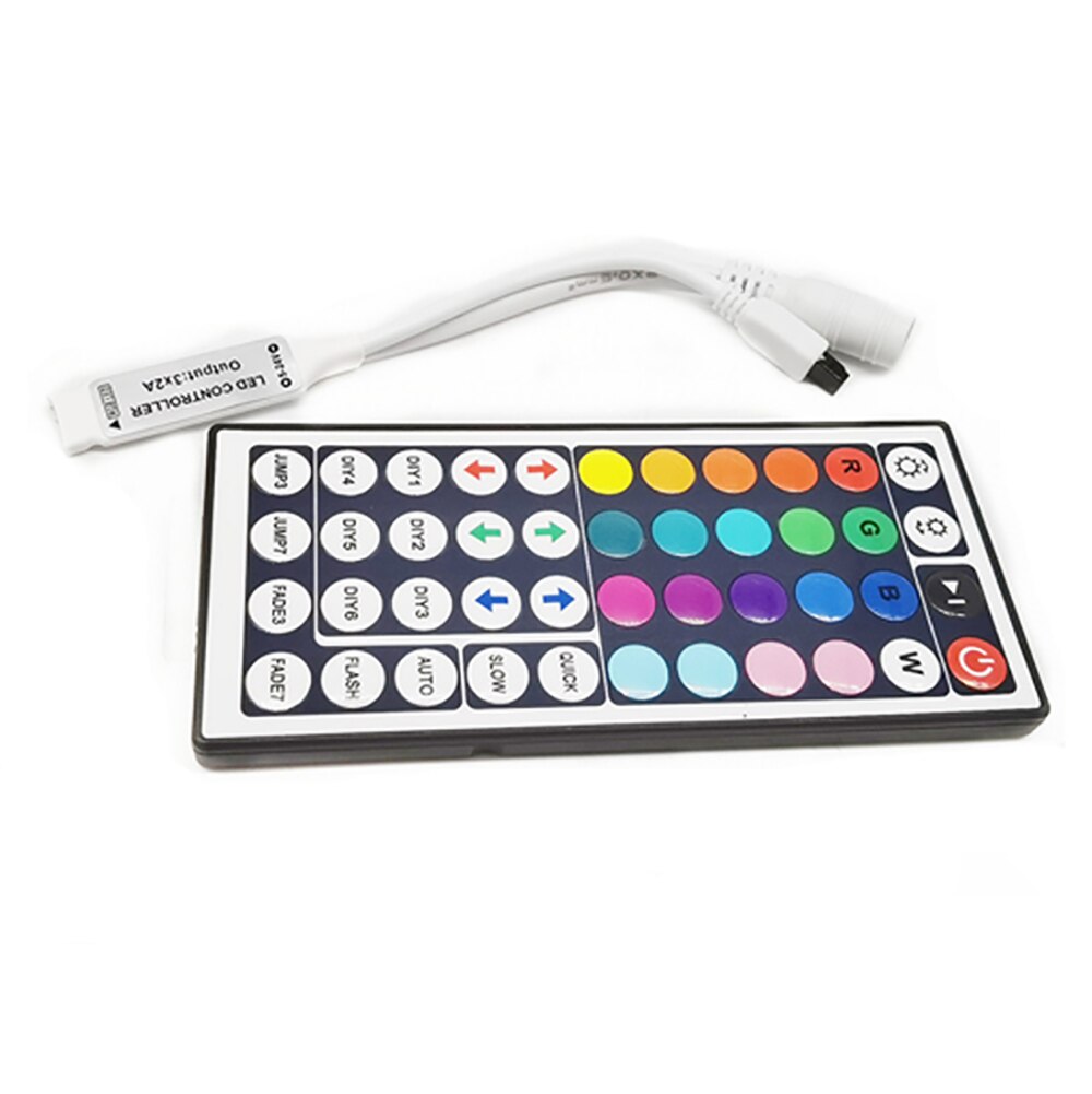 Bluetooth Music Led Controller 24 Keys LED IR 44 Keys Controler Dimmer LED Lights IR Remote DC12V For RGB Christmas LED Strip: IR 44Keys Controller
