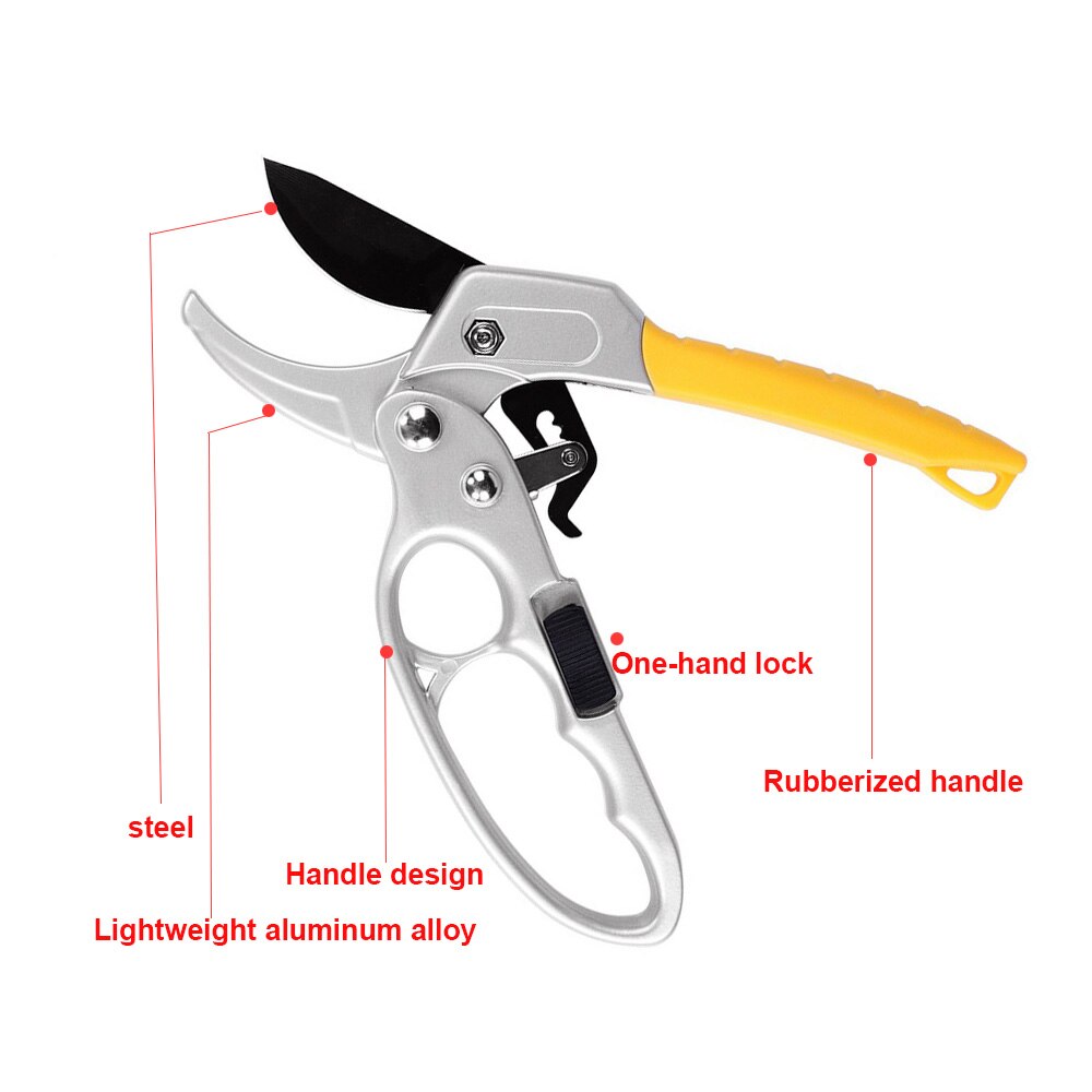 MINI Garden Pruning Shears Hand-held High Carbon Steel Garden Forest Plant Shears Fruit Tree Branches Pruner Shrubs Trimmer Tool