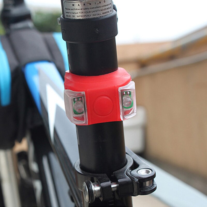 Fahrrad Licht Silikon Hinten Licht Nacht LED Vorderseite Schwanz Licht draussen Radfahren Mit Vor Fahrrad Lichter wasserdicht Schwanz Licht