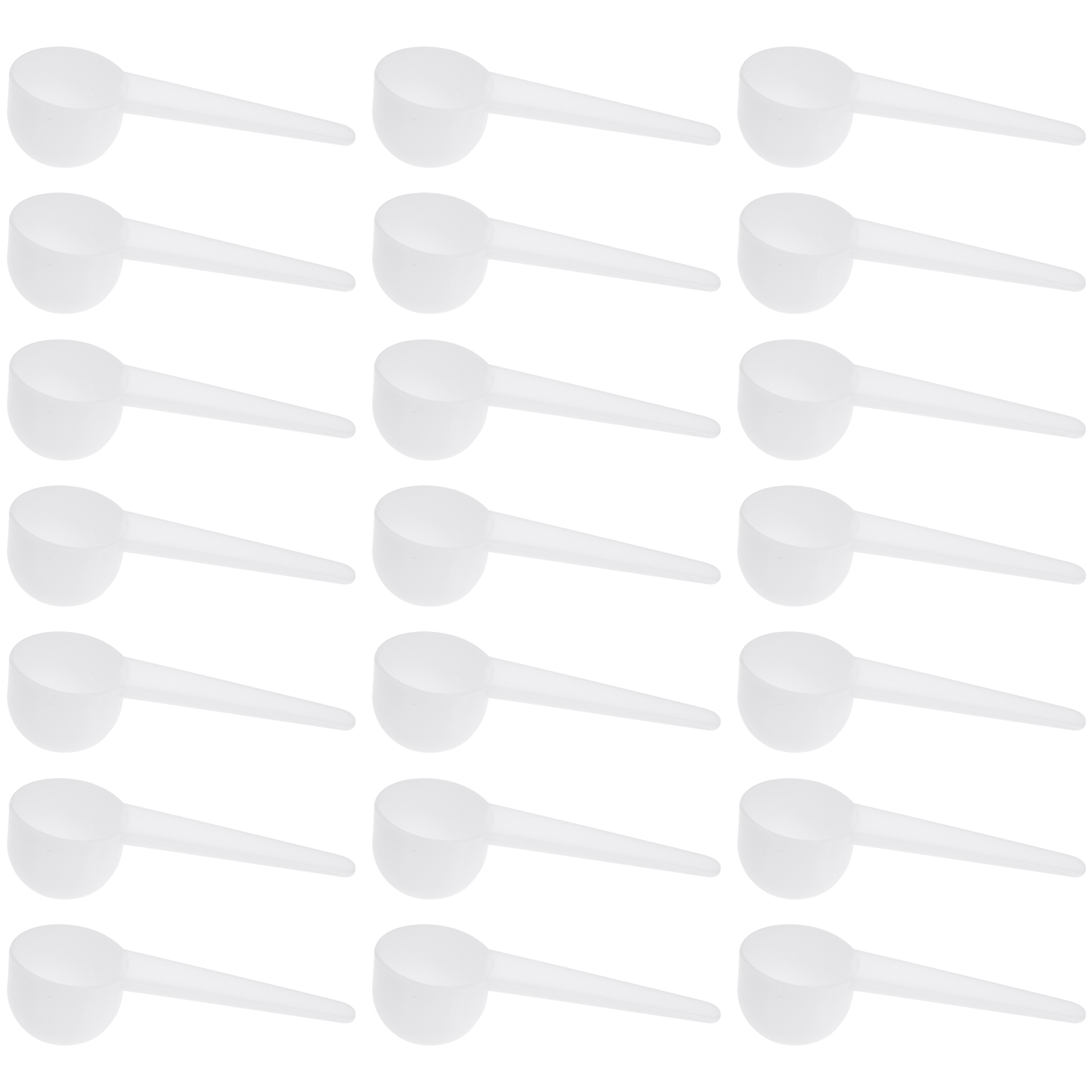 25Pcs Measuring Spoon Plastic Powder Scoop 10g Powder Spoons Plastic Small Scoop