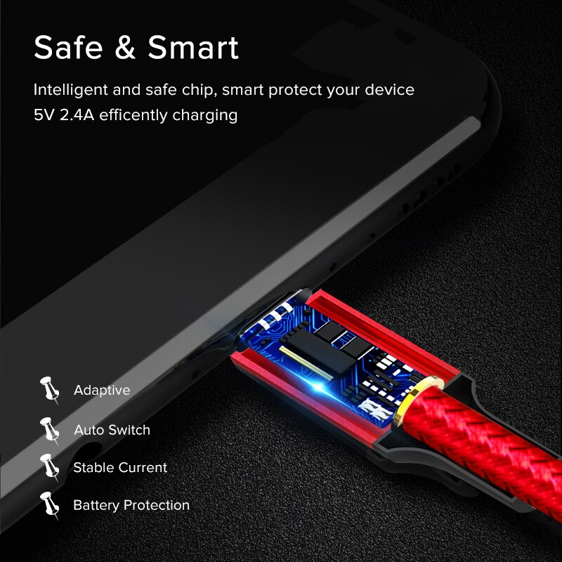 Suptec usb-kabel type c voor huawei  p20 lite  p30 snellaadkabel type c telefoonoplader voor samsung  s9 xiaomi redmi note 7