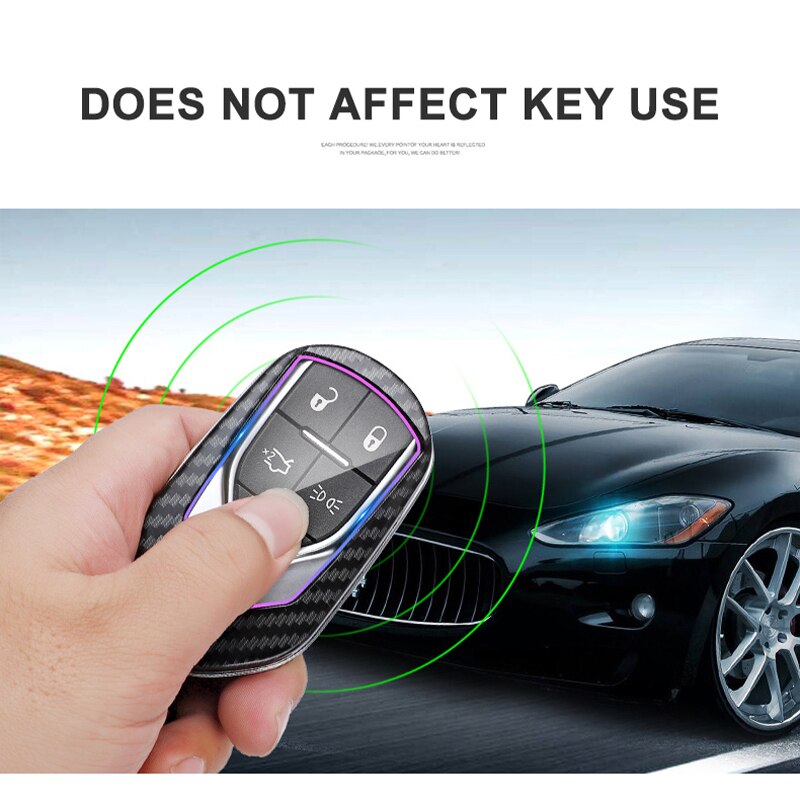 Télécommande en fibre de carbone ABS, etui clés, pour Maserati Ghibli Levante Quattroporte GT Granturismo cool, GranCabrio