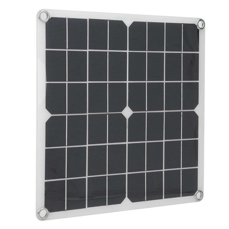Solar Panel Monocrystalline Solar Panel Flexible USB Output for Pet Cage Vent Outdoor Electronic Device Charging 15W Solar Panel