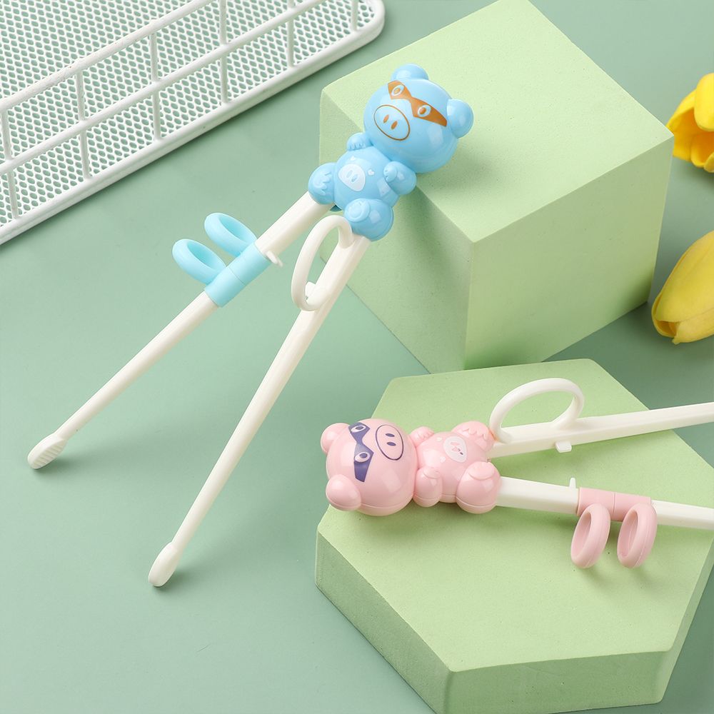 Finger Sets Correct Usage Practice Chopsticks Training Chopsticks Children Cartoon Pig Learning Chopsticks