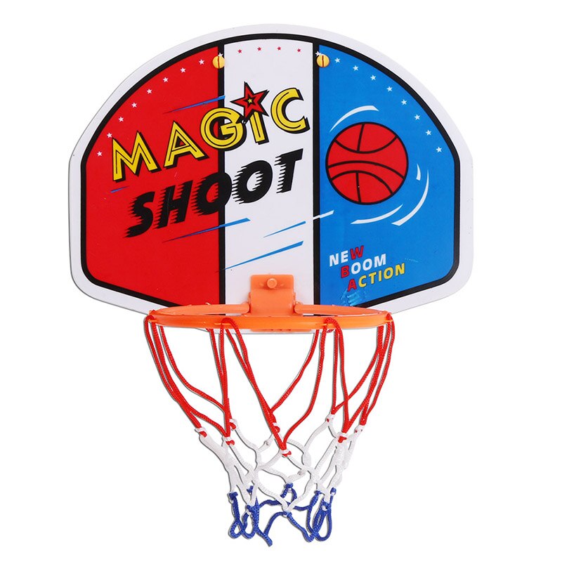 27*21cm plast basketball kurv bøyle leketøy mini basketball bord familie kurv barn basketball leke sett vegg spill mini kurv: En