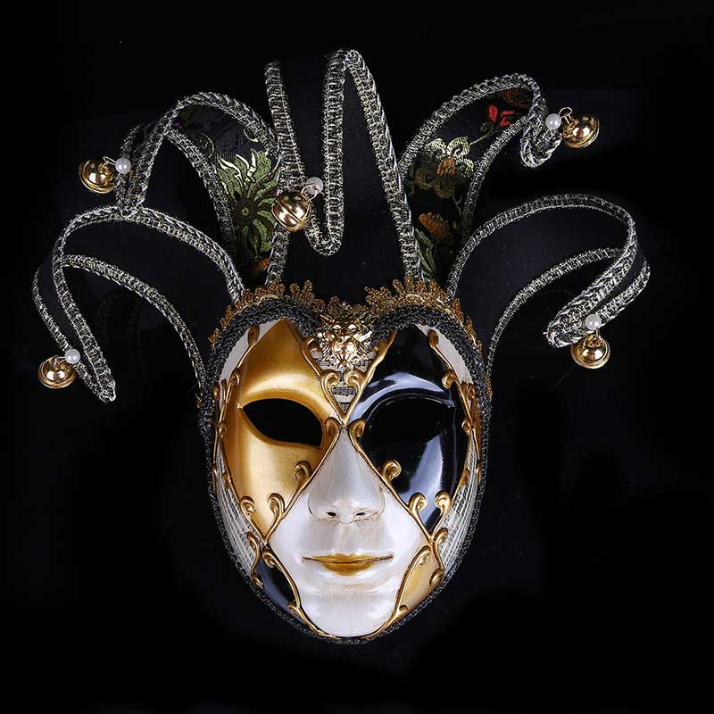 VENEDIG MASKEN PARTEI MASKE FESTLICHE LIEFERUNGEN MASKERADE MASKE WEIHNACHTEN HALLOWEEN venezianisch KOSTÜmich KARNEVAL anonym MASKE FÜR FRAUEN UND: Schwarz