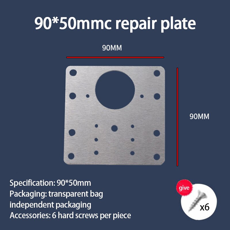 Stainless Steel Hinge Repair Plate Home Cabinet Window Hinge Repair Plate Hinge Fixing Plate Furniture fittings hinge repair kit