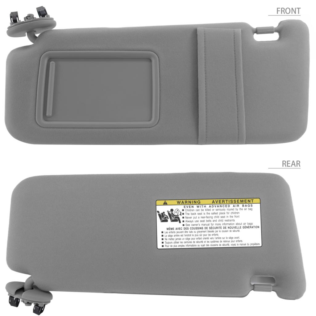 2Pc For Toyota Camry 2007 Car Sun Visor Sunshade Without Sunroof Driver Passenger Side Right Left Organizer