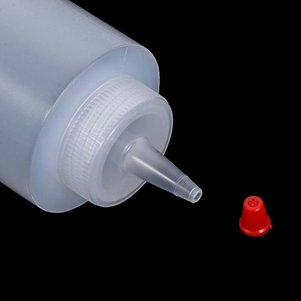 1Pc 16Oz Plastic Naald Neus Squeeze Fles Met Lekvrije Cap Saus Fles Salade Squeeze Fles keuken Gadgets Bakken Tools