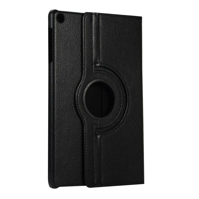 360 caso rotativo para samsung galaxy tab um 10.1 2019 t510 t515 SM-T510 SM-T515 tablet capa para samsung tab 10.1 2019 funda: Black