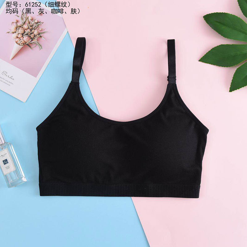 8-16Y 2pc Cotton Girls Bra Teenage Underwear Kids Sports Bra Kids Seamless Bralette Puberty Clothing Training Bra