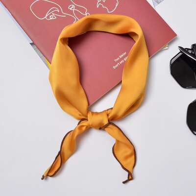 Kvinner trekant håndkle skjerf 35*85cm ensfarget chiffong bomull skjerf klassiske røde skjerf belte rød glipper choker  a008: 1