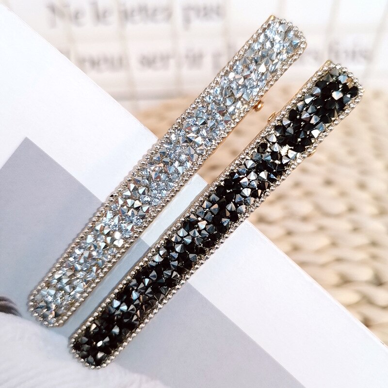 1 Pza horquillas brillantes de cristal para mujer, horquillas para el pelo, horquillas geométricas de para niñas, horquillas para el cabello, accesorios para el cabello
