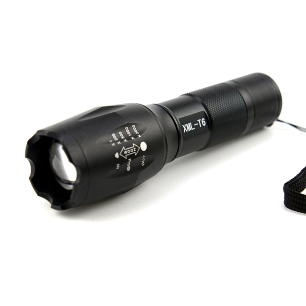 led rechargeable flashlight A100 aluminum alloy outdoor glare flashlight T6 flashlight (without battery charger)