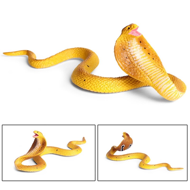 Realistic Simulation Rubber Snake Toy Garden lifelike Joke Prank Halloween Party Props to Scare Birds