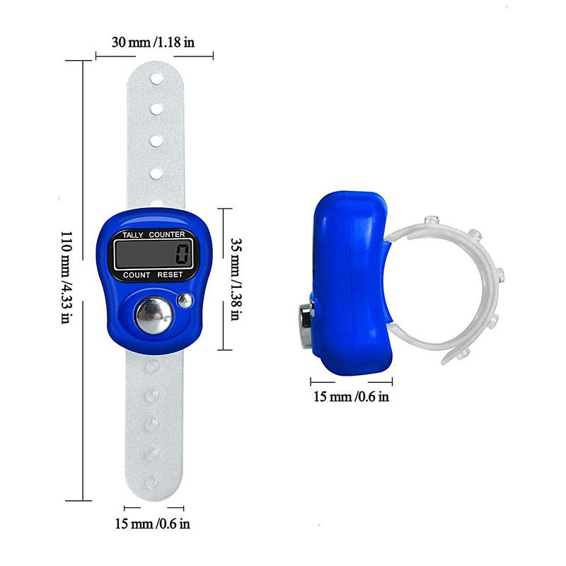 Compteur numérique électronique pour anneau de doigt, mini marqueur de point, compteur de pointage, clUNICEF, écran LCD
