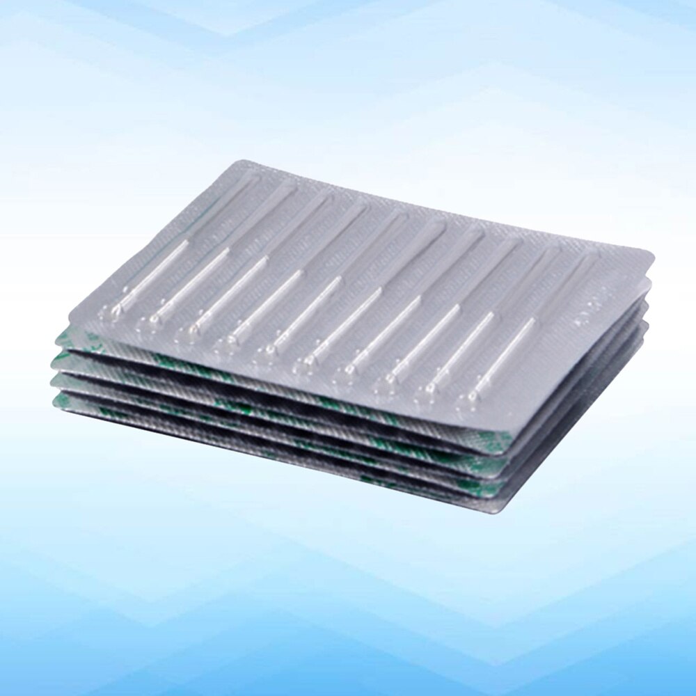 Agujas de acupuntura desechables, 100 Uds., 0,30x13mm, aguja estéril para el cuidado de la Salud (Plata)