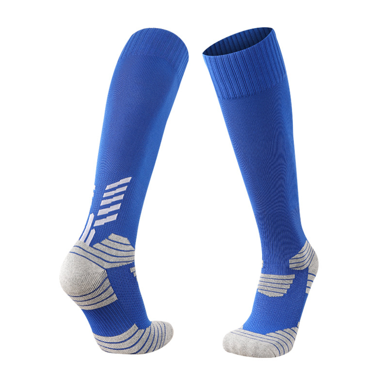 Calcetines largos de fútbol para niños y adultos, medias antideslizantes de entrenamiento para adolescentes, 3 par/lote