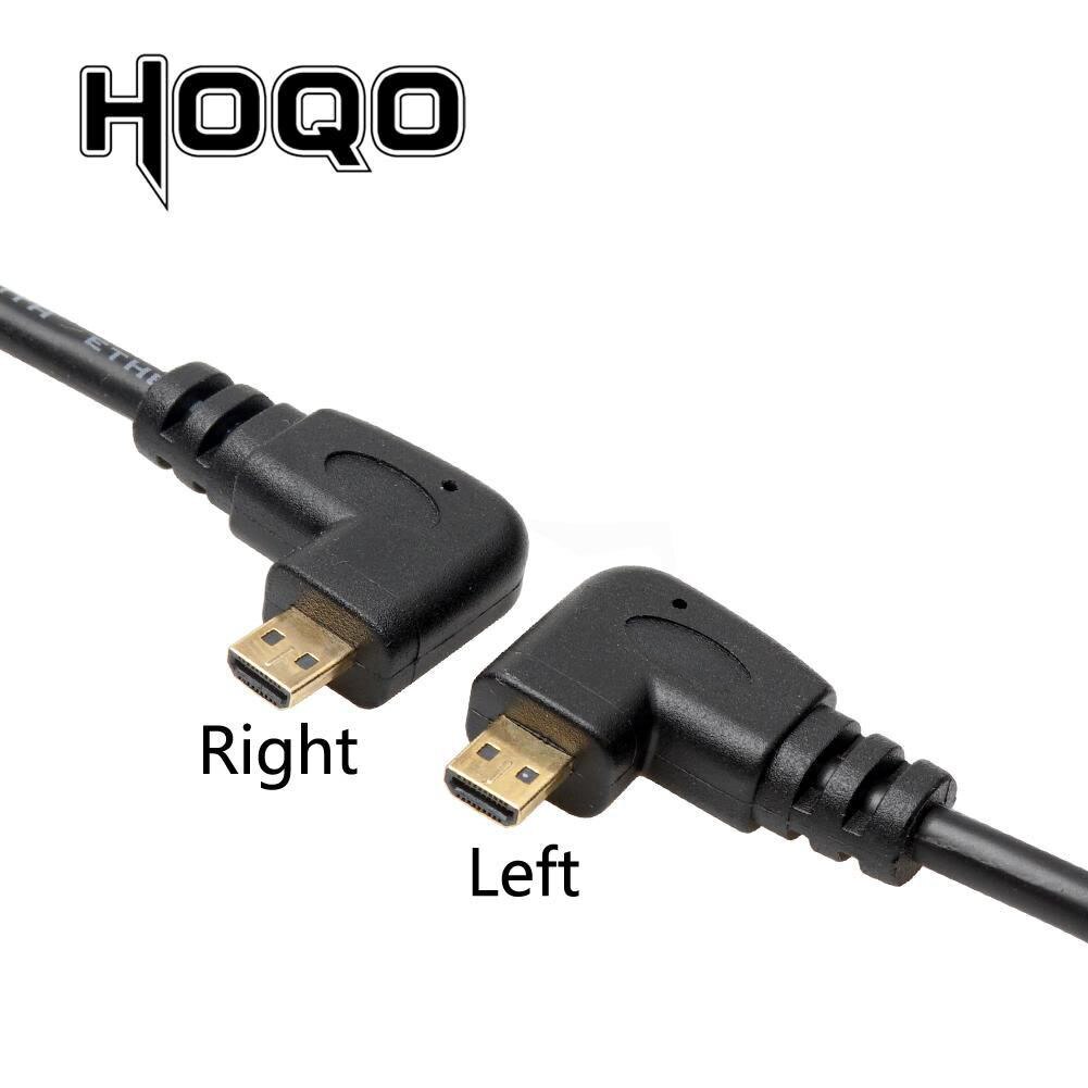 Cable Micro HDMI a HDMI de 90 grados, compatible con arriba/Izquierda/ángulo derecho, para cámara Digital Sony a6400 GH4, tableta de 50cm/150cm