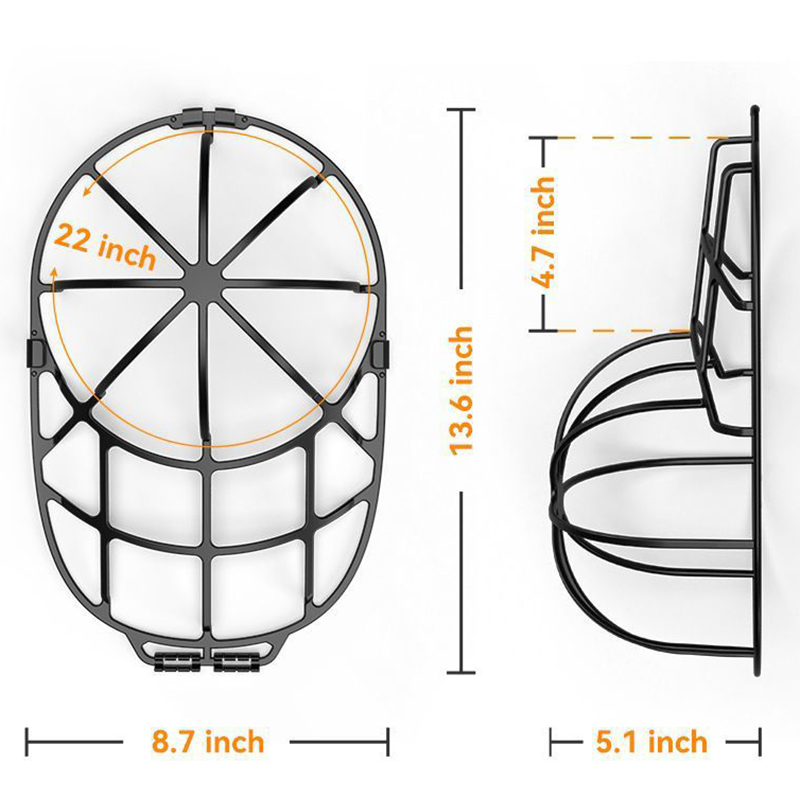 Hoedenwasmachine, huishoudelijke producten, wasaccessoires, anti-vervorming hoedenbeschermingsframe, stevig frame