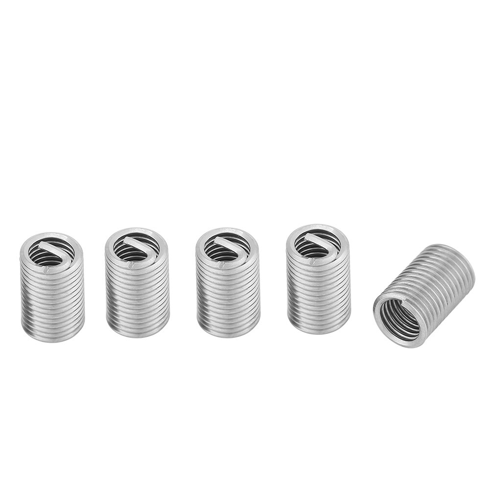 stainless wire sleeve insert 50pcs Stainless Steel SS304 Coiled Wire Helical Screw Thread Inserts M6 x 1.0 x 3D Length