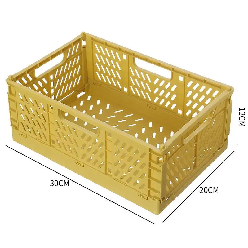 Faltbarer Aufbewahrungskorb, Kleiderschrank-Organizer, Box für Küche, Badezimmer, Zubehör, Gadgets für Kleidung, Spielzeug, Gewürze, Gewürze, Gemüse: Brown