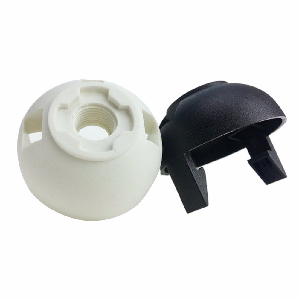1PCS Weiß Schwarz 250V 4A E27 Glühbirne Basis Kunststoff Volle Schraube Lampe Halter Anhänger Buchse Lampenschirm Ring für E27 Glühbirne