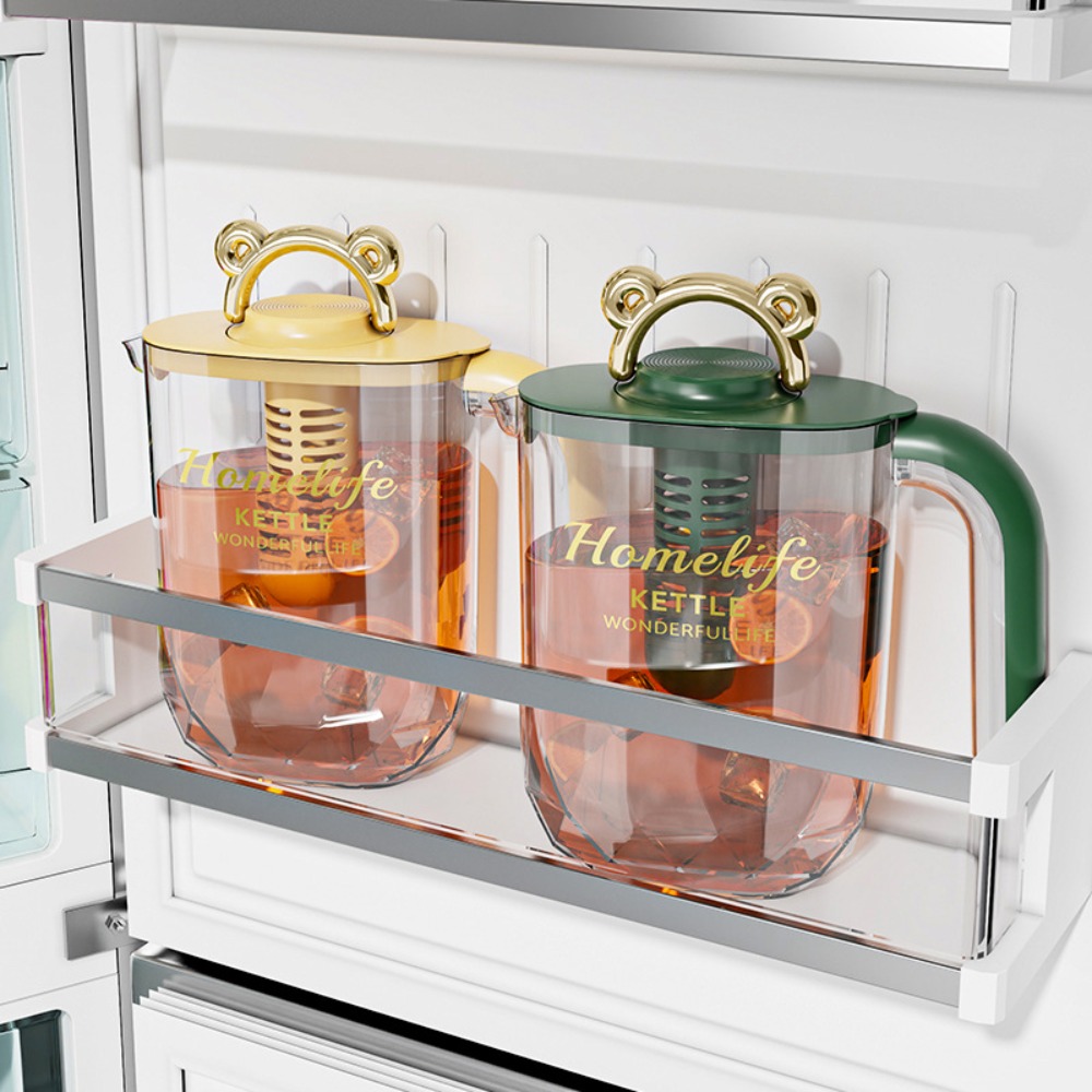 Drinkware Heat Resistant Cold Kettle Transparent with Filter and Cup Water Jug Plastic Large-capacity Water Bottle Jucie