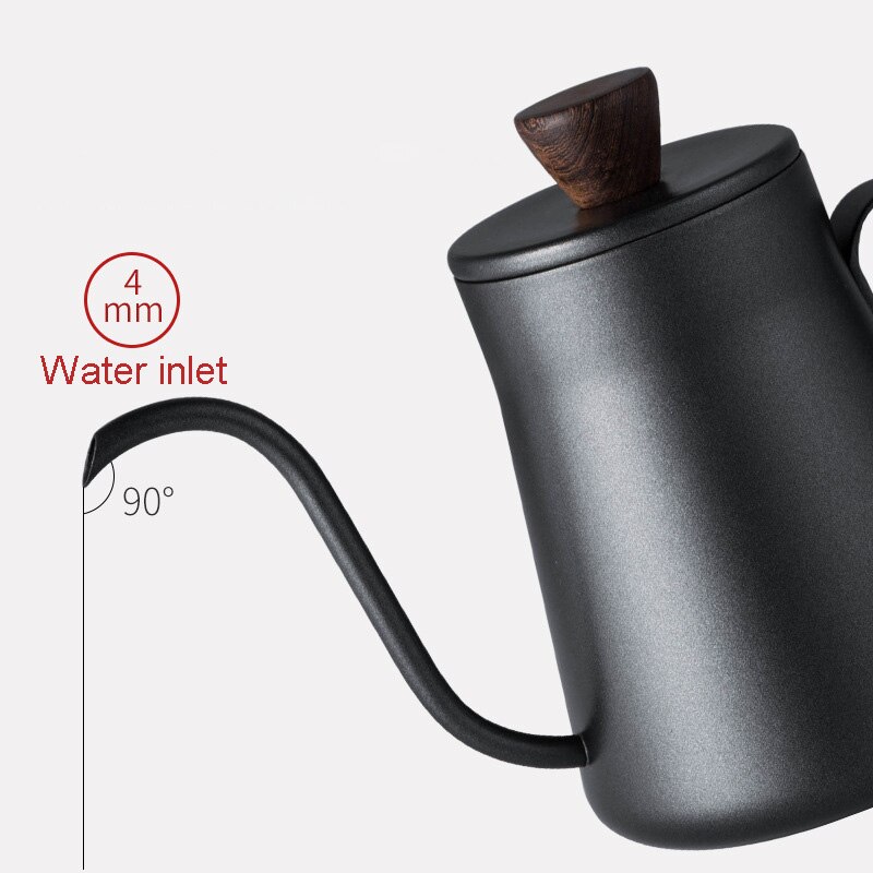 Stainless Steel portable coffee maker espresso pour over coffee pot gooseneck kettle Long Mouth Coffee tea Kettle barista tools