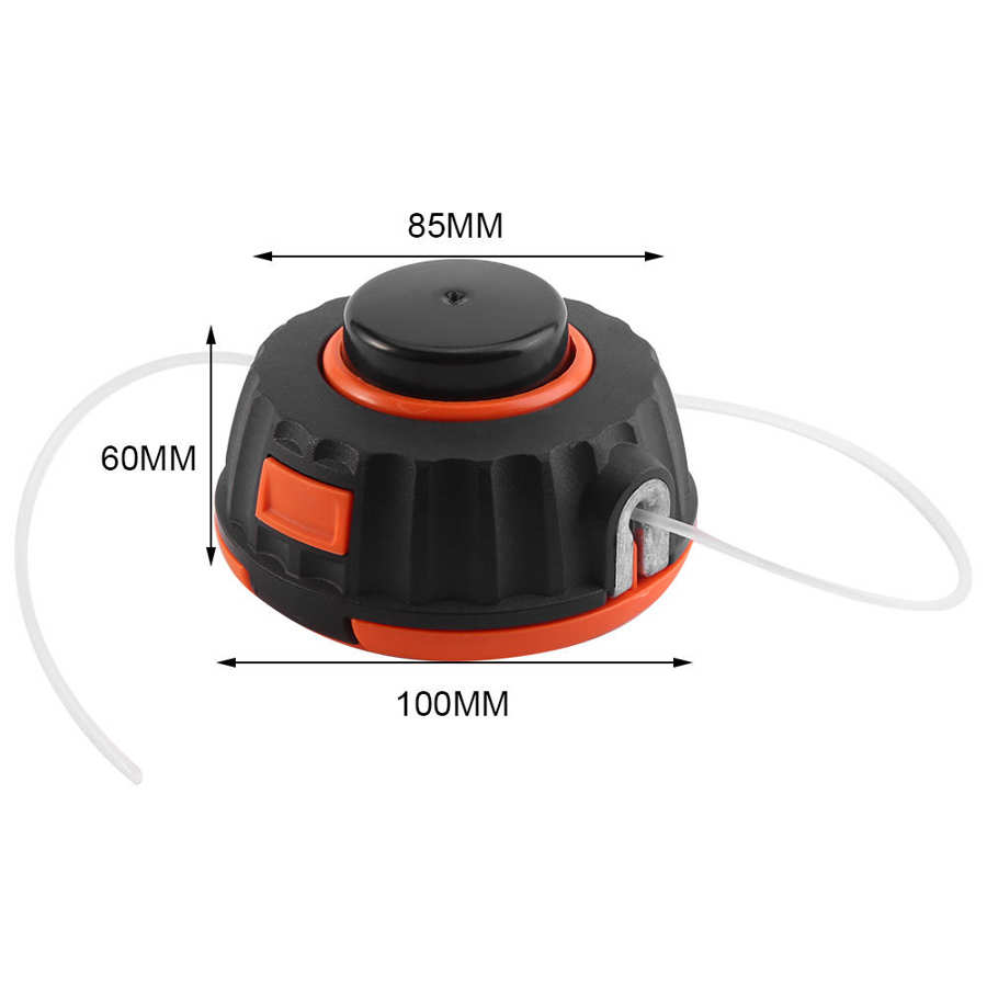 Tête de coupe pour tondeuse de jardin, remplacement de la tête de coupe avec 2 lignes, accessoires de tondeuse à gazon