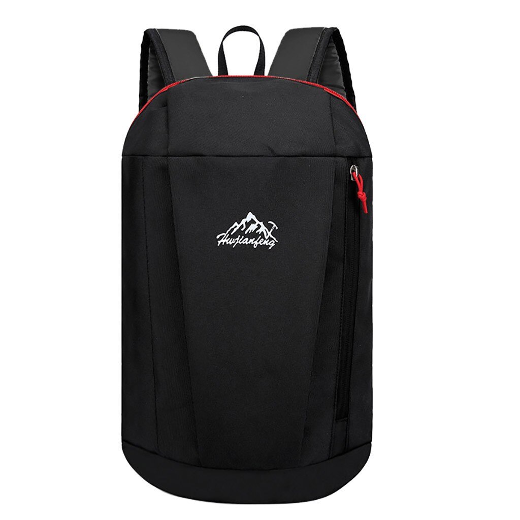 20 # 学校バッグ男性と女性のスポーツ屋外旅行バッグファッションバックパック登山バッグ mochila feminina: Black