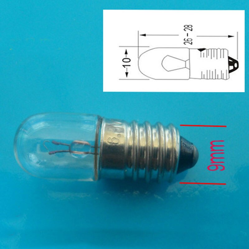 18 V 2 W E10 Kleine Flitslamp Lampje Lamp Schroef Lamp voor Machine tool apparatuur Instrument 25 stuks