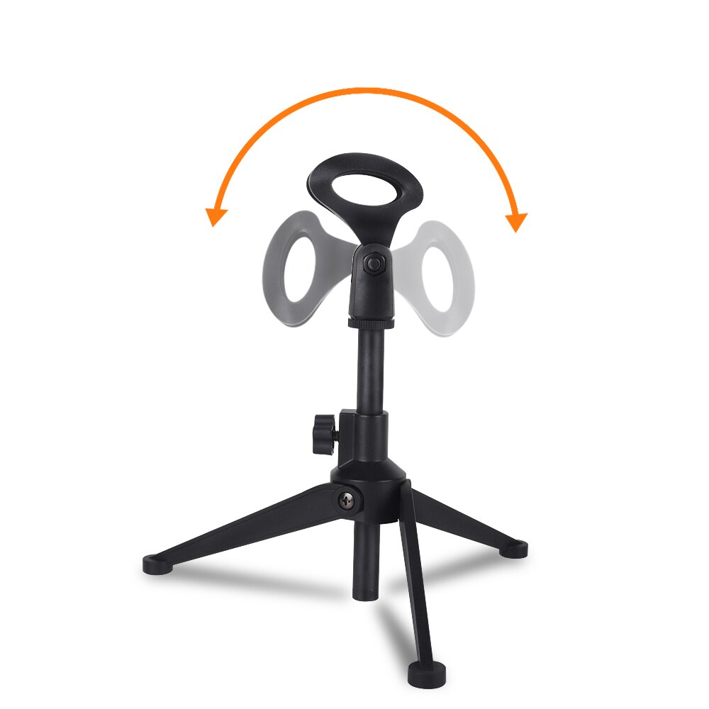 Support de Table réglable pour micro Mini pied de micro trépied avec support à pince support de micro