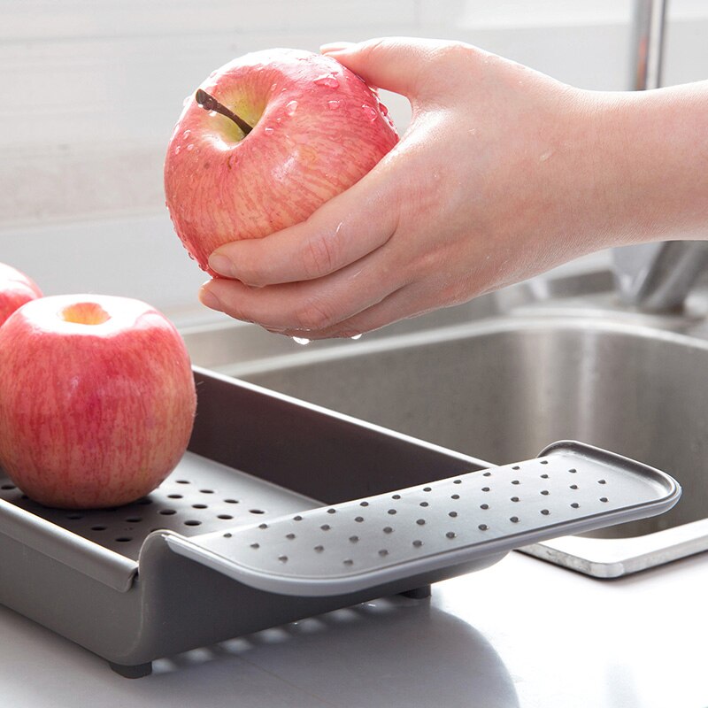 Plast infällbar badkarsbricka justerbar handduksförvaring multifunktion stansfri diskbänk avloppshållare badrumsverktyg