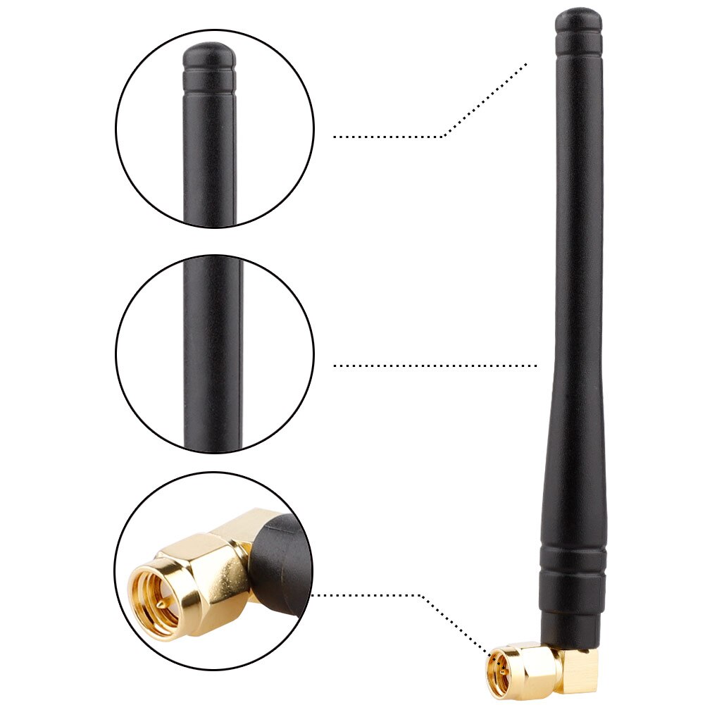 1 stücke WIFI kabellos Router Netzwerk Karte Antenne 4G 3G 2,4 GHz Antenne 7dbi SMA Männlichen Luft Gummi ente Signal Booster Zubehör