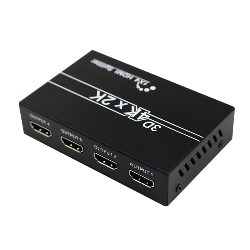 HFES 4K 3D Hdmi Splitter Amplifier 1 in 4 Out Switch for o HDTV Full HD 1080P 1X4