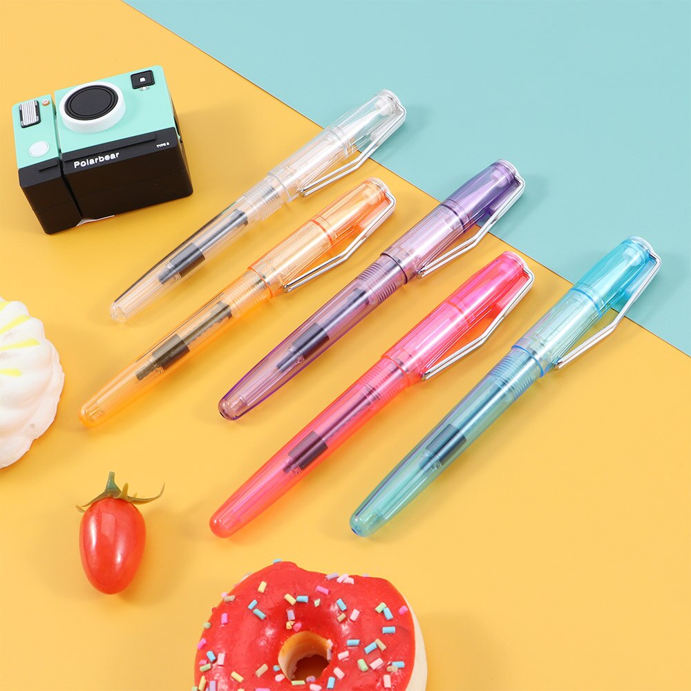 Practical 135*13mm Transparent Writing Pen for Traditional Chinese Calligraphy Practice Watercolor Acrylic Painting Drawing Pen