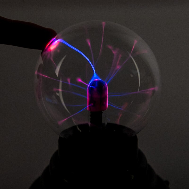 nouveauté boule de Plasma veilleuse magique tactile sensible Globe lampe tonnerre effet foudre lumière enfants Table décor