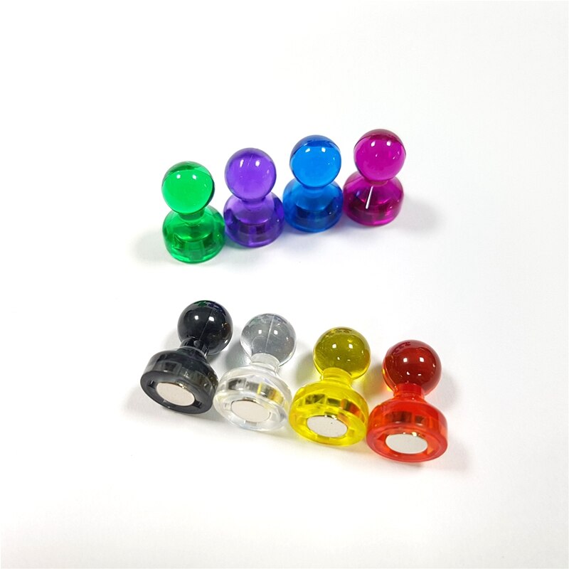 56 Kleurrijke Push Pin Magneten 7 Diverse Kleur Sterke Magnetische Push Pins Perfect Te Gebruiken Als Koelkast Magneten