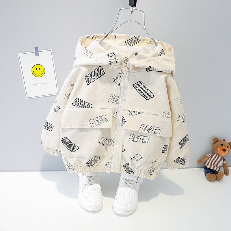 Veste à capuche pour garçon, manteau, Streetwear, Hip Hop, à la , , printemps, décontracté, vêtements coupe large,