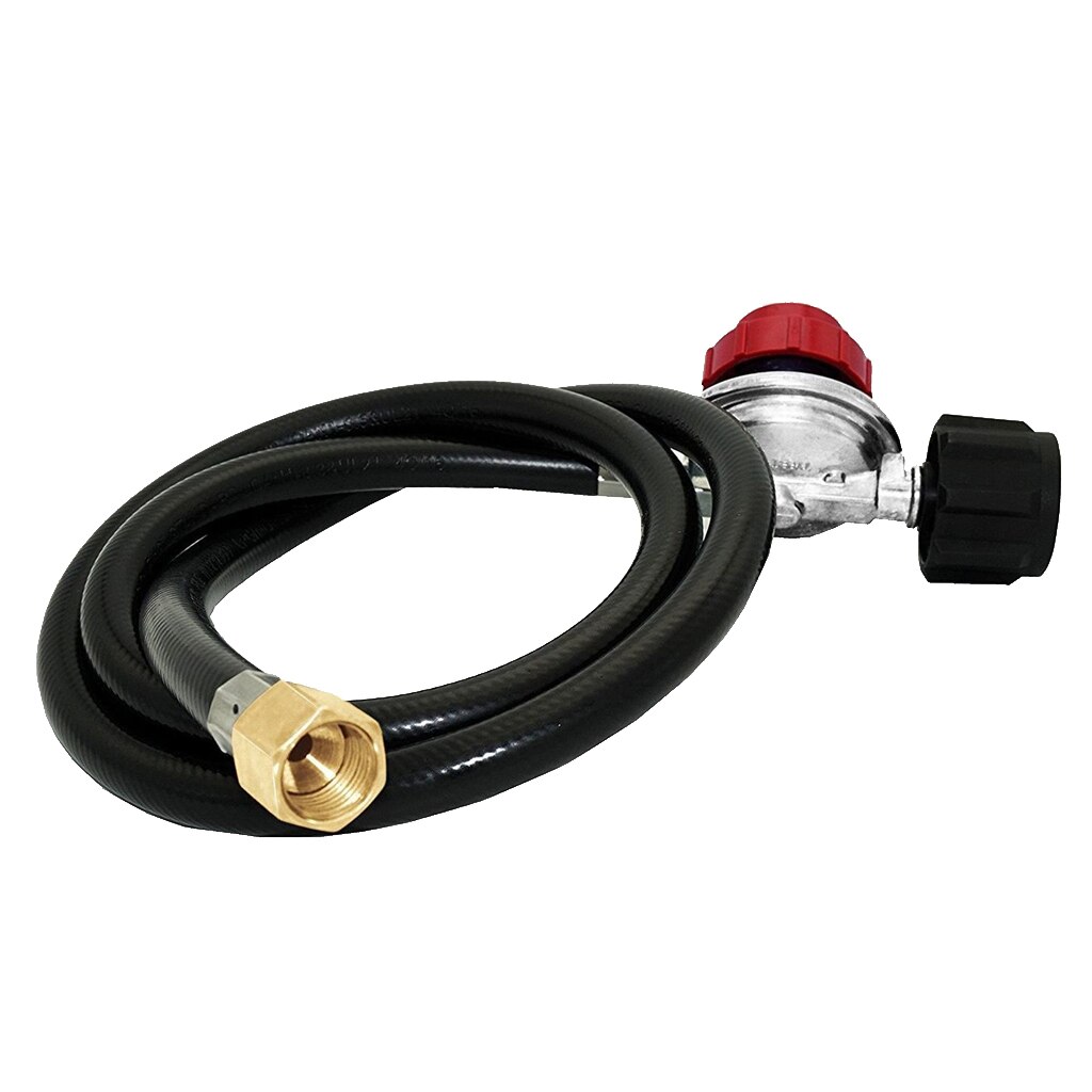 High Pressure Propane 0-30 PSI Adjustable Regulator With Hose Fits QCC1/Type1 gas propane tanks